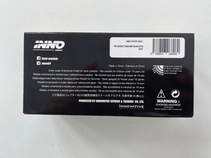 Inno64 Top Secret Thailand Silvia S15 Gold Event Exclusive 1/64 Diecast