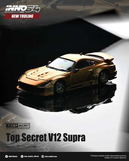 [Pre-Order] Inno64 Top Secret V-12 Toyota Supra IN64-A80TSV12-01 1/64 Diecast