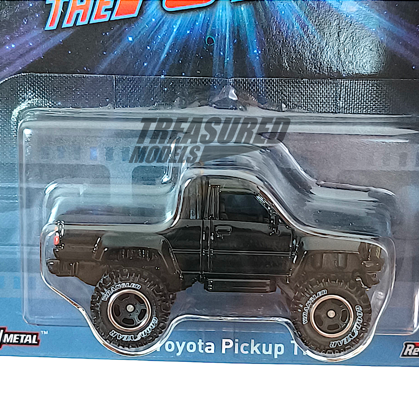 Hot Wheels Toyota 1987 Pickup Truck Black 2023 Premium Back to the Future 1/64 Diecast