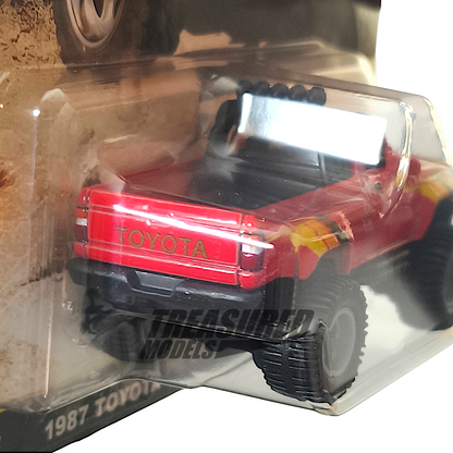Hot Wheels Toyota 1987 Pickup Truck Red 2025 Premium Car Culture HW Off Road 1/64 Diecast