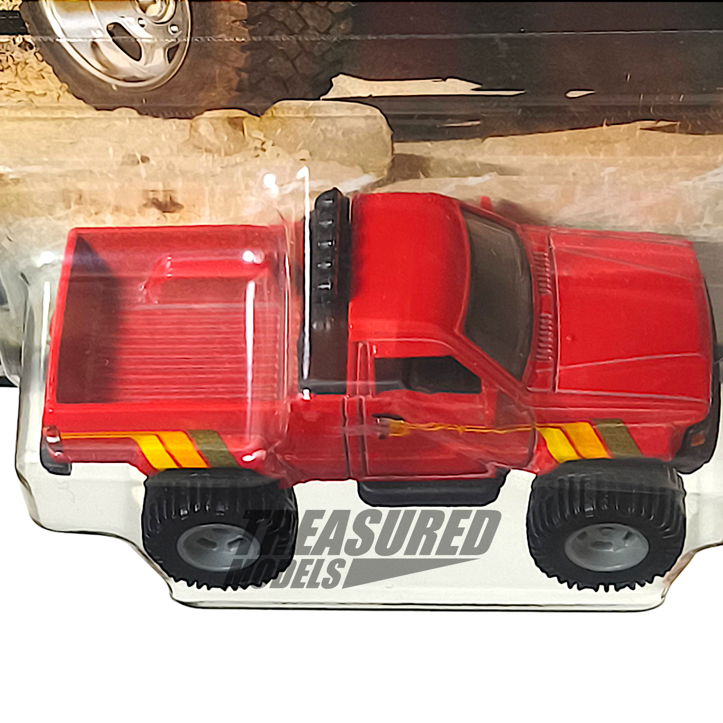 Hot Wheels Toyota 1987 Pickup Truck Red 2025 Premium Car Culture HW Off Road 1/64 Diecast