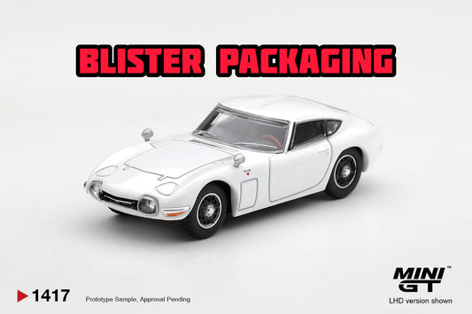 [PRE-ORDER] MINI GT Toyota 2000GT Pegasus White Blister Packaging MGT01417-BL 1/64 Diecast