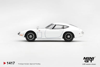 [PRE-ORDER] MINI GT Toyota 2000GT Pegasus White MGT01417 1/64 Diecast