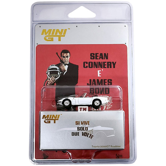 Mini GT Toyota 2000GT Roadster You Only Live Twice Italian Poster MGT00915I 1/64