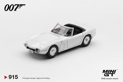 [Pre-Order] Mini GT Toyota 2000GT Roadster You Only Live Twice English Poster MGT00915 1/64 Diecast