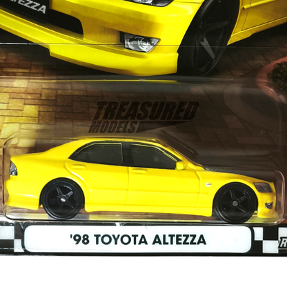 Hot Wheels Toyota 98 Altezza Yellow 2025 Premium Boulevard 1/64 Diecast