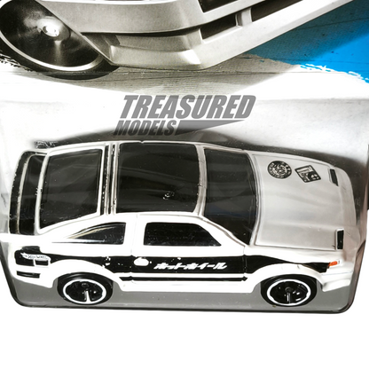 Hot Wheels Toyota AE-86 Corolla White & Black 2013 HW City 1/64 Die Cast