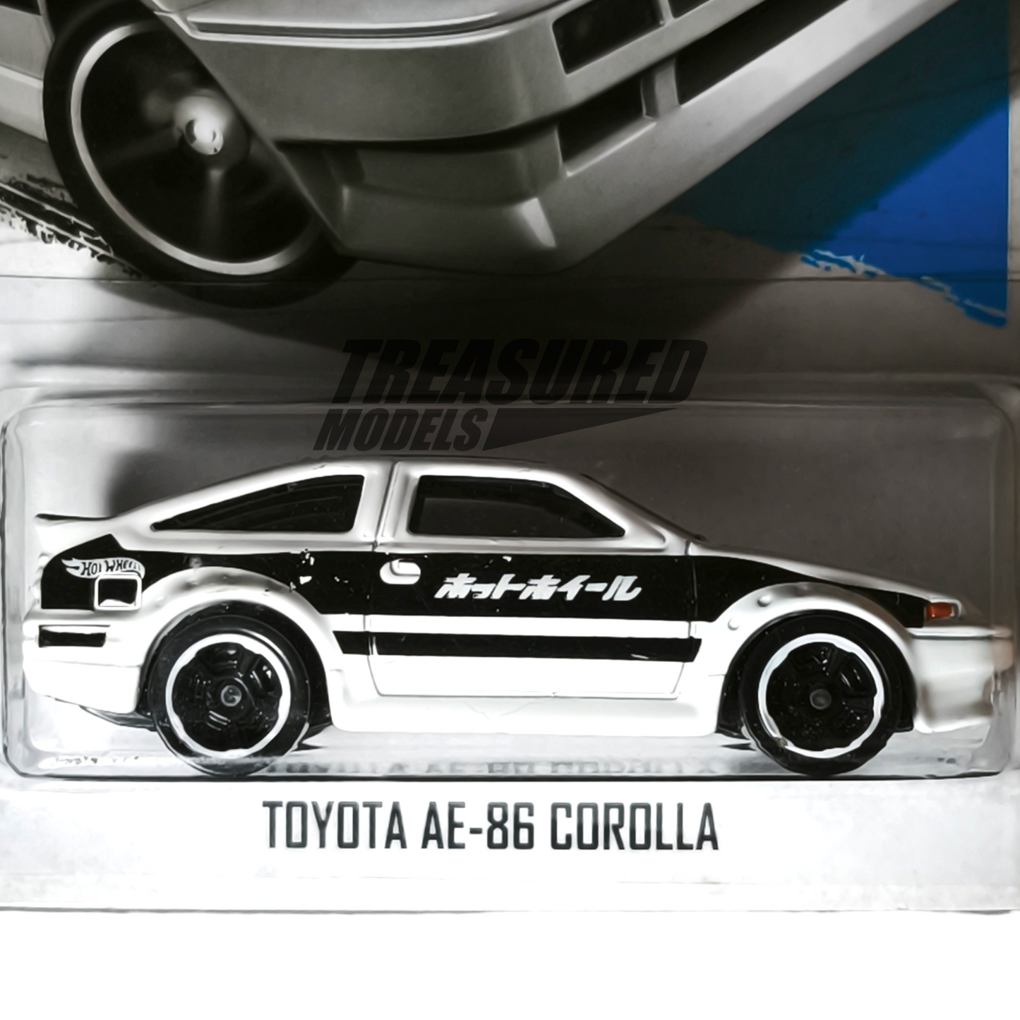 Hot Wheels Toyota AE-86 Corolla White & Black 2013 HW City 1/64 Die Cast