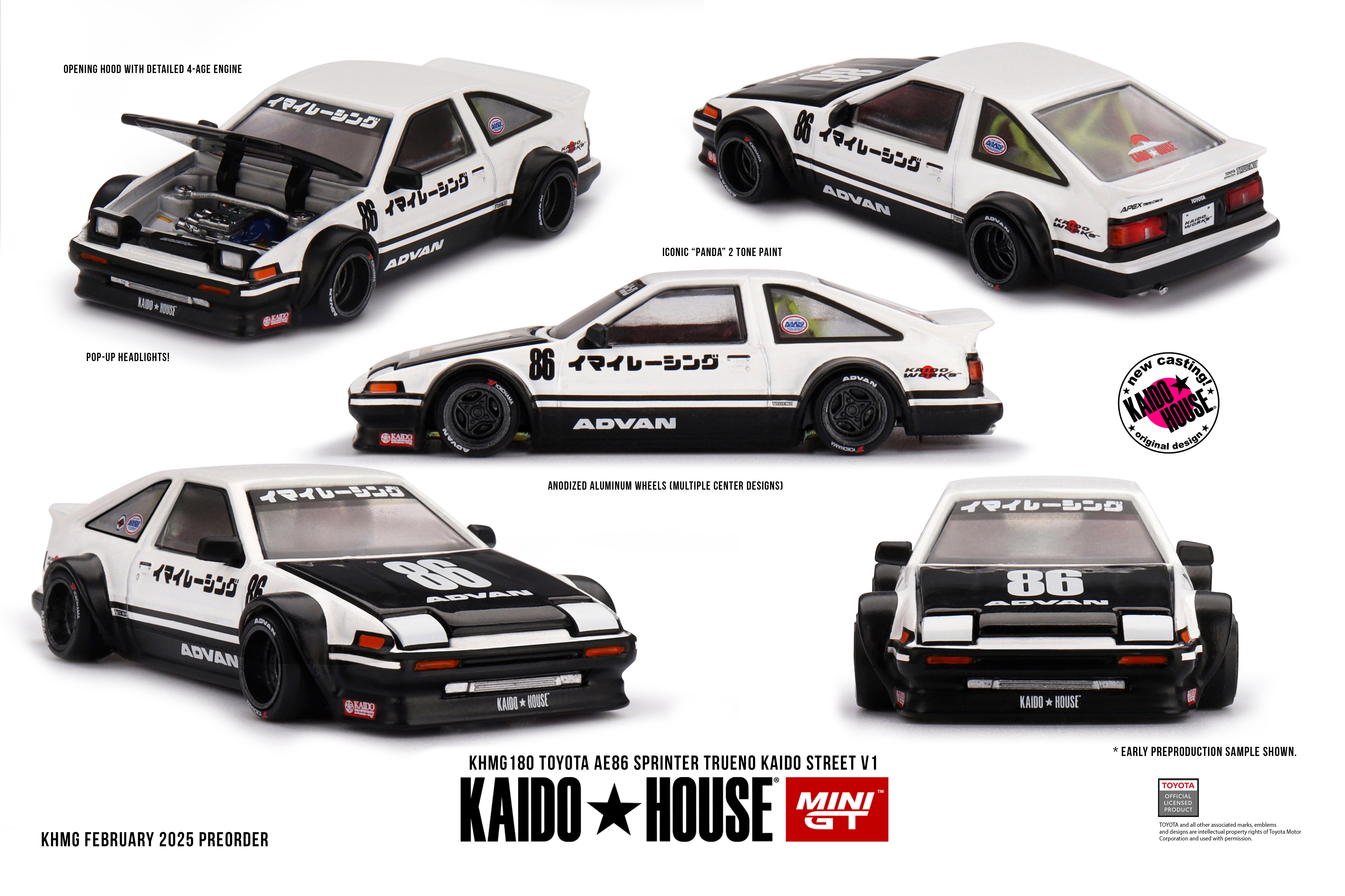 Kaido House Toyota AE86 Sprinter Trueno Kaido Street V1 KHMG180 1