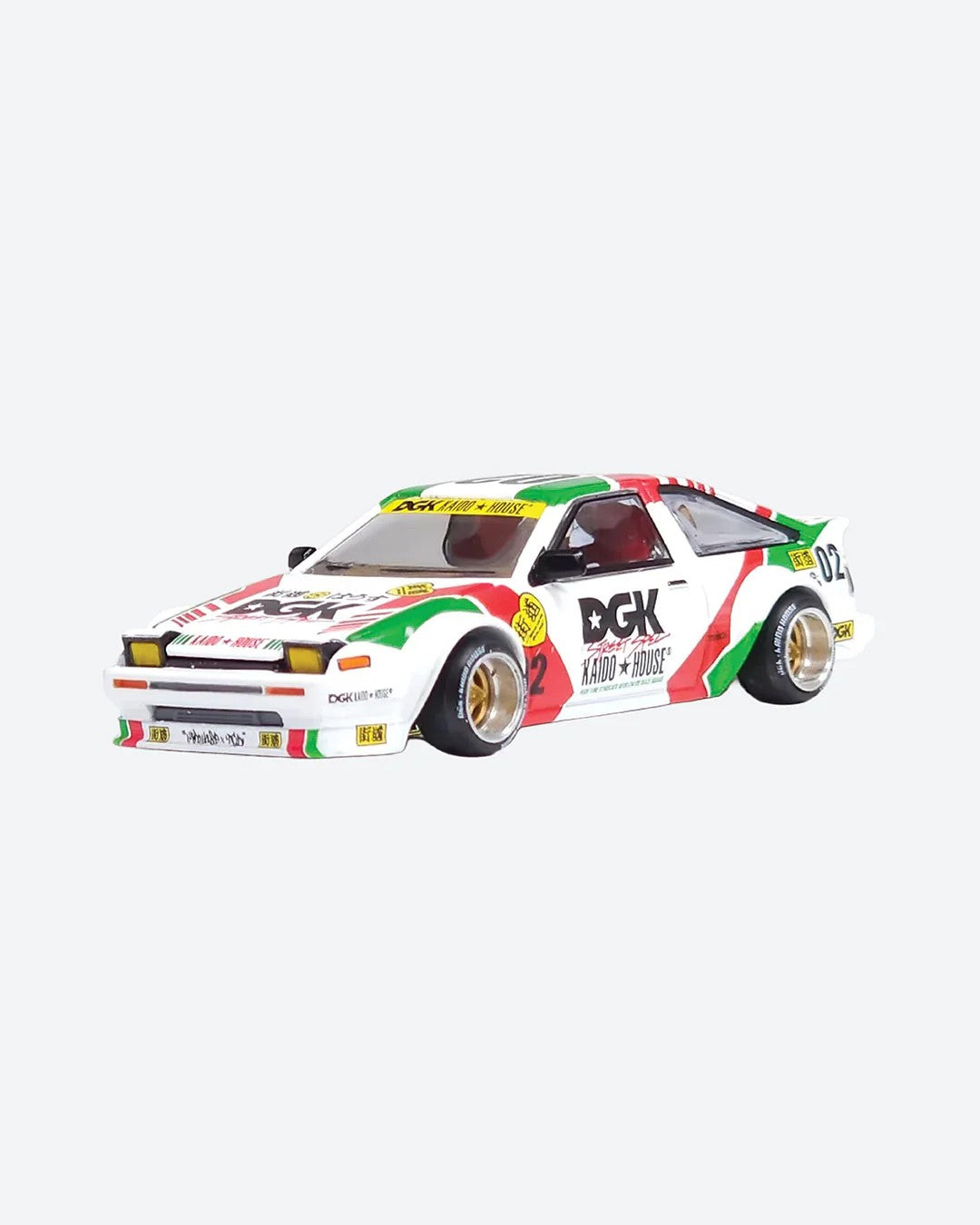 Kaido House Toyota AE86 Sprinter Trueno Kaido X DGK V1 KHMG201 1/64 Diecast
