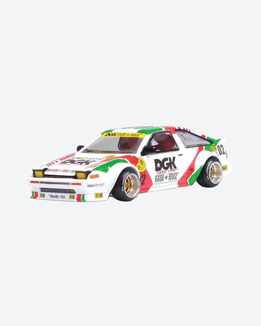 Kaido House Toyota AE86 Sprinter Trueno Kaido X DGK V1 KHMG201 1/64 Diecast