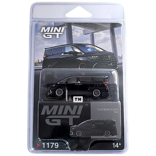 Mini GT Toyota Alphard 40 KUHL Black Blister Packaging MGT01179-BL 1/64 Diecast