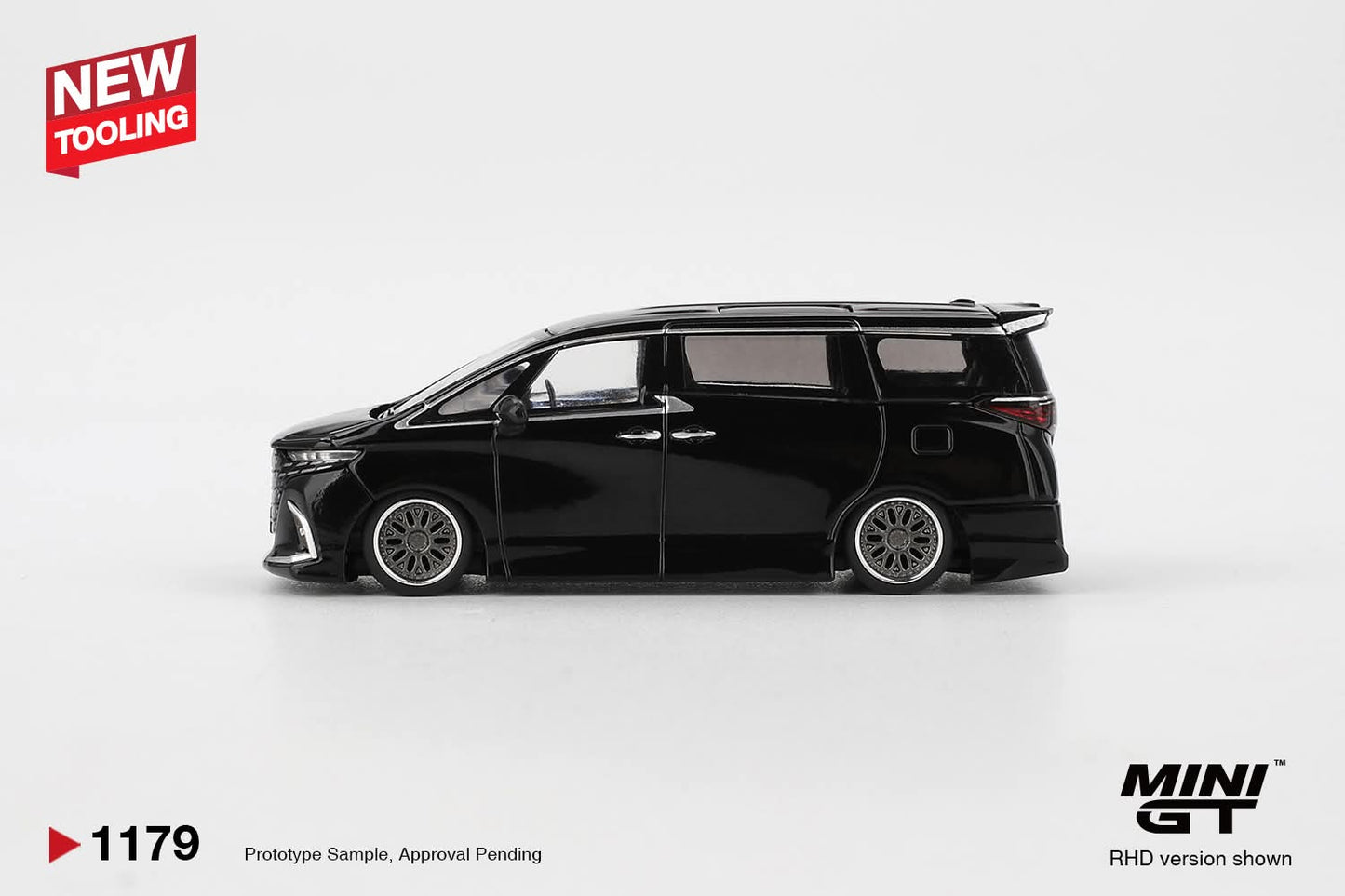 [Pre-Order] Mini GT Toyota Alphard 40 KUHL Black MGT01179 1/64 Diecast