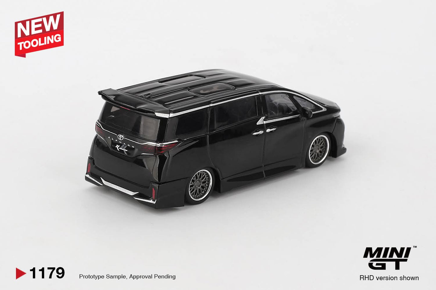 [Pre-Order] Mini GT Toyota Alphard 40 KUHL Black MGT01179 1/64 Diecast