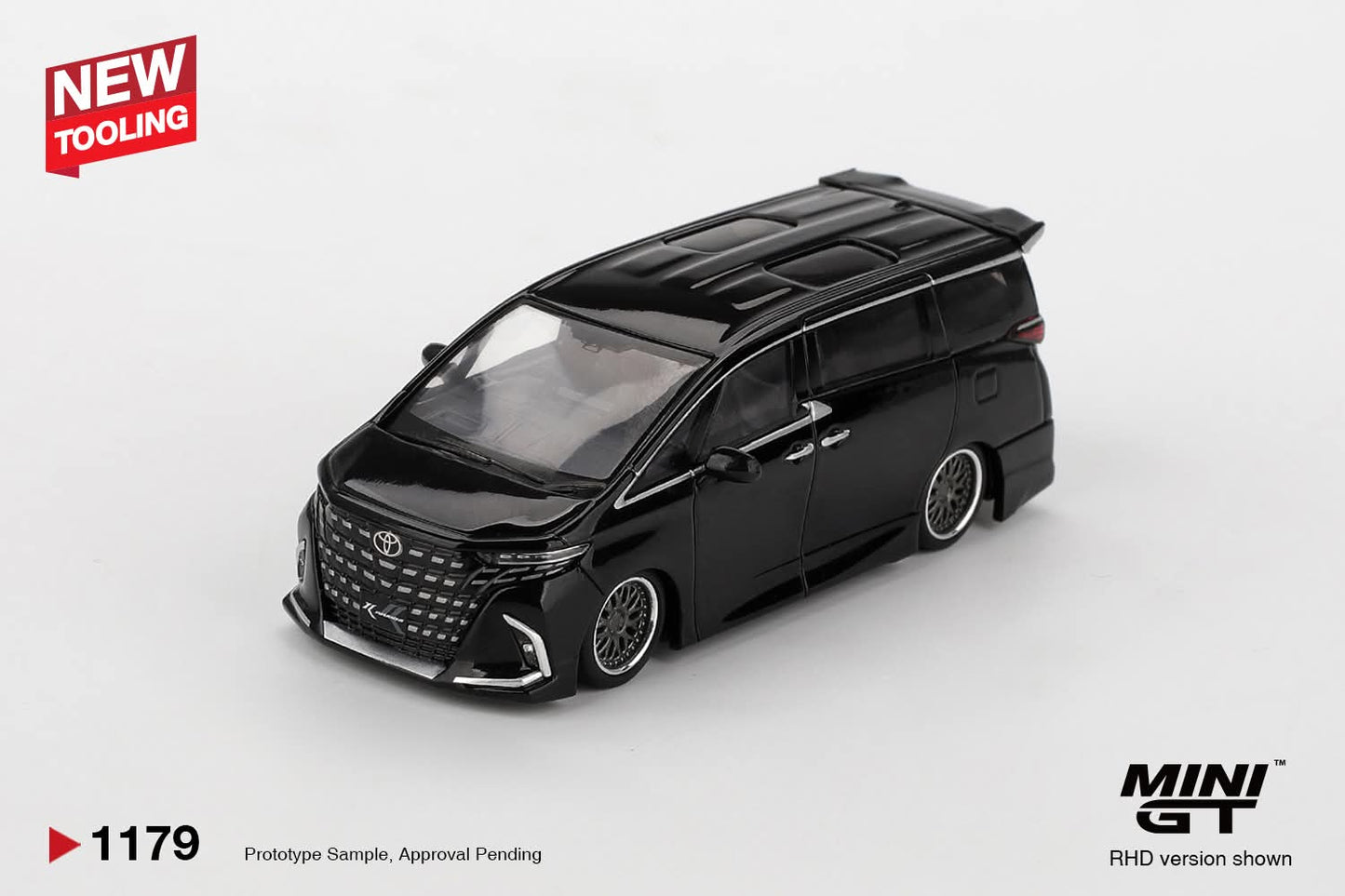 [Pre-Order] Mini GT Toyota Alphard 40 KUHL Black MGT01179 1/64 Diecast