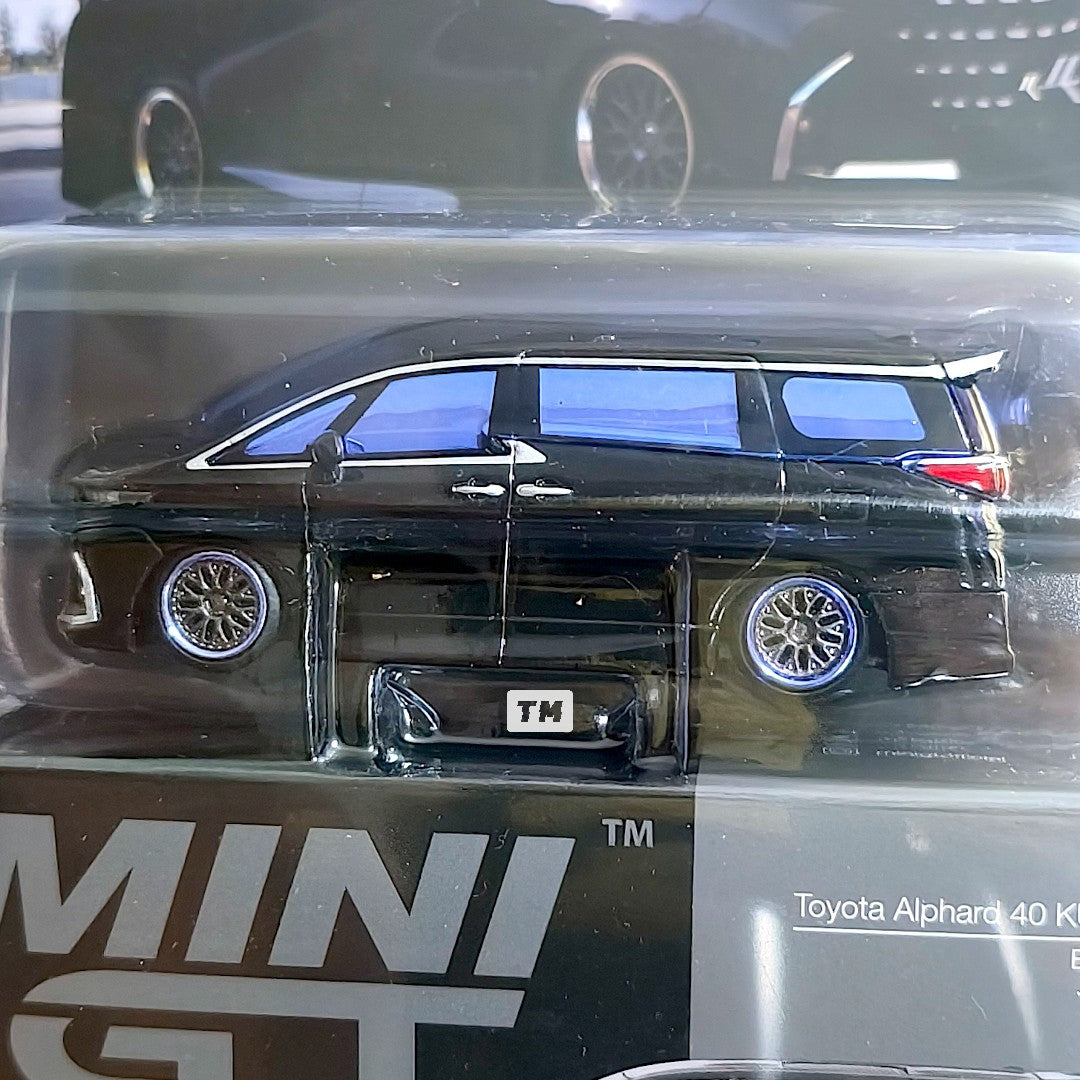 CHASE! Mini GT Toyota Alphard 40 KUHL Black Blister Packaging MGT01179-BLC 1/64 Diecast