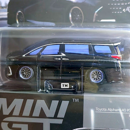 CHASE! Mini GT Toyota Alphard 40 KUHL Black Blister Packaging MGT01179-BLC 1/64 Diecast
