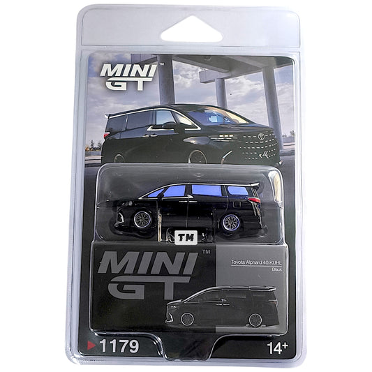 CHASE! Mini GT Toyota Alphard 40 KUHL Black Blister Packaging MGT01179-BLC 1/64 Diecast