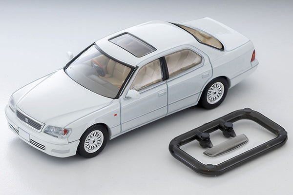 TomyTec Tomica Limited Vintage NEO Toyota Celsior C-Spec 10th Anniversary Edition White LV-N356c 1/64 Diecast