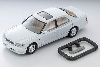 TomyTec Tomica Limited Vintage NEO Toyota Celsior C-Spec 10th Anniversary Edition White LV-N356c 1/64 Diecast
