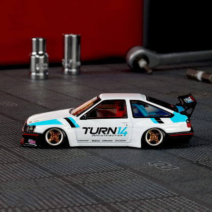 Hot Wheels Toyota Corolla Levin AE 86 Custom White 2025 Premium Elite 64 1/64 Die Cast
