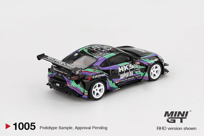 Mini GT Toyota GR86 HKS TYPE R 2022 Tokyo Auto Salon MGT01005 1/64 Diecast