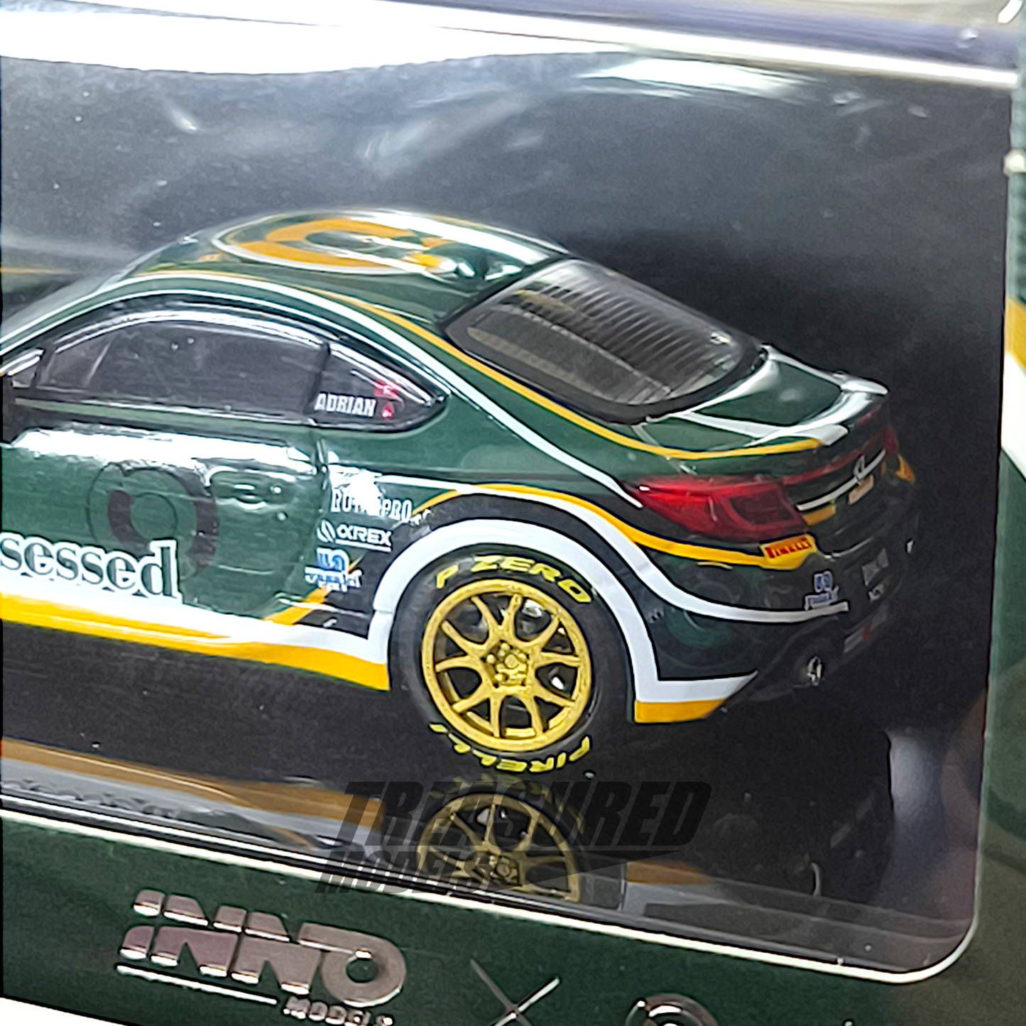 Inno64 Toyota GR86 Inno x Obsessed 72nd Macau Grand Prix Macau Roadsport Challenge Adrian Chung 1/64 Diecast