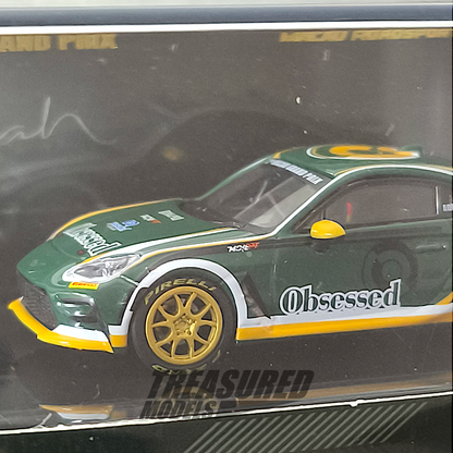 Inno64 Toyota GR86 Inno x Obsessed 72nd Macau Grand Prix Macau Roadsport Challenge Adrian Chung 1/64 Diecast
