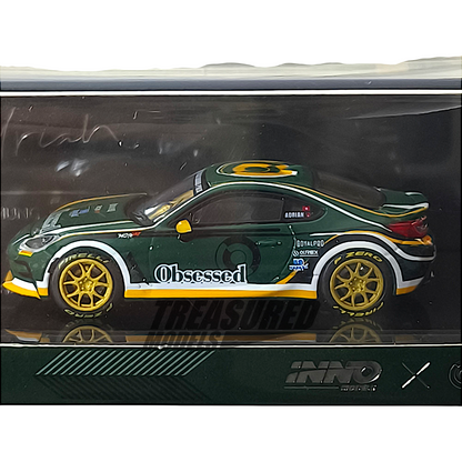 Inno64 Toyota GR86 Inno x Obsessed 72nd Macau Grand Prix Macau Roadsport Challenge Adrian Chung 1/64 Diecast