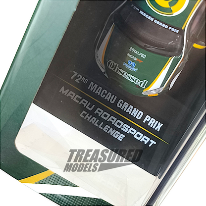 Inno64 Toyota GR86 Inno x Obsessed 72nd Macau Grand Prix Macau Roadsport Challenge Adrian Chung 1/64 Diecast