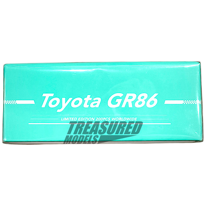 Inno64 Toyota GR86 Inno x Scene Macau Grand Prix 2024 Light Green IN64-GR86-MGP24G 1/64 Diecast