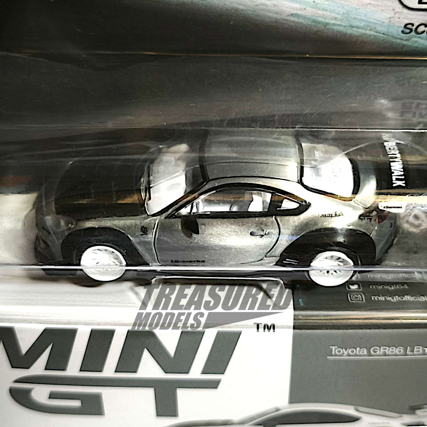 Mini GT CHASE Toyota GR86 LB Nation White MGT00769 1/64 Diecast