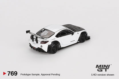 Mini GT Toyota GR86 LB Nation White MGT00769 1/64 Die Cast
