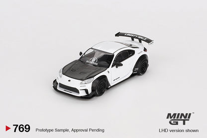 Mini GT Toyota GR86 LB Nation White MGT00769 1/64 Die Cast