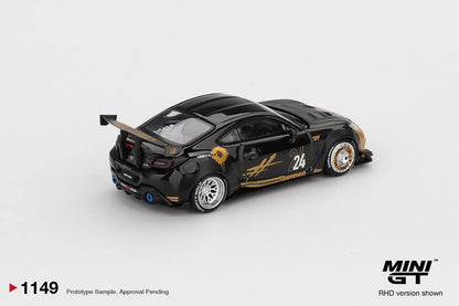 *Pre-Order* Mini GT Toyota GR86 LB★Nation Black Gold MGT01149 1/64 Diecast