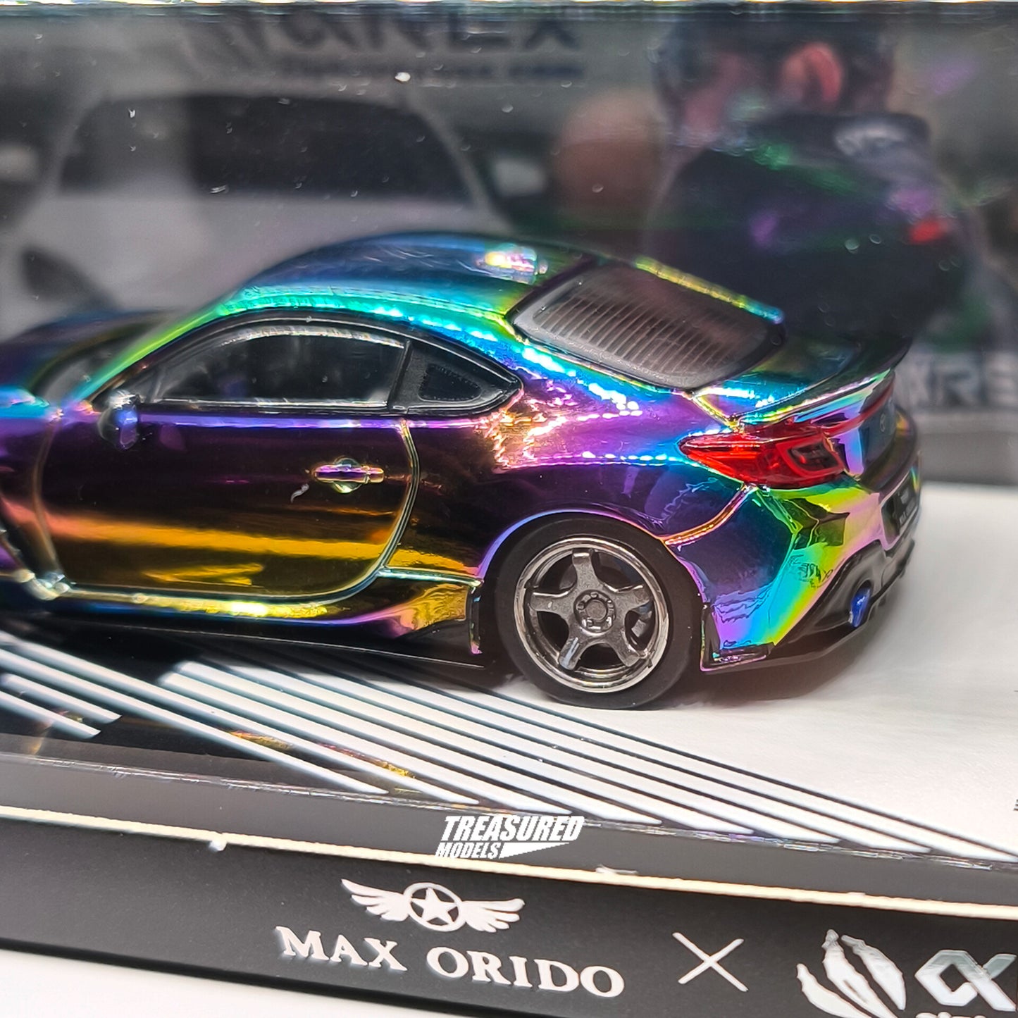 CHASE! Inno64 Toyota GR86 Max Orido Chameleon Chrome TAS2026 Event Exclusive 1/64 Diecast
