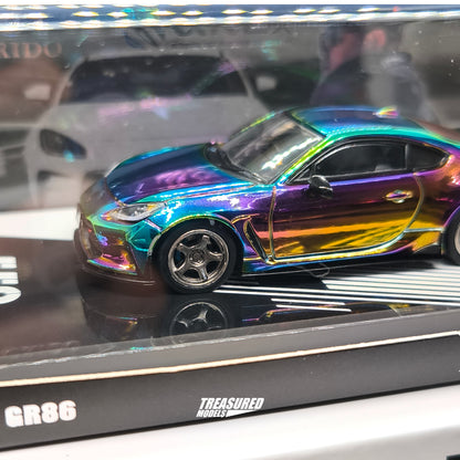CHASE! Inno64 Toyota GR86 Max Orido Chameleon Chrome TAS2026 Event Exclusive 1/64 Diecast