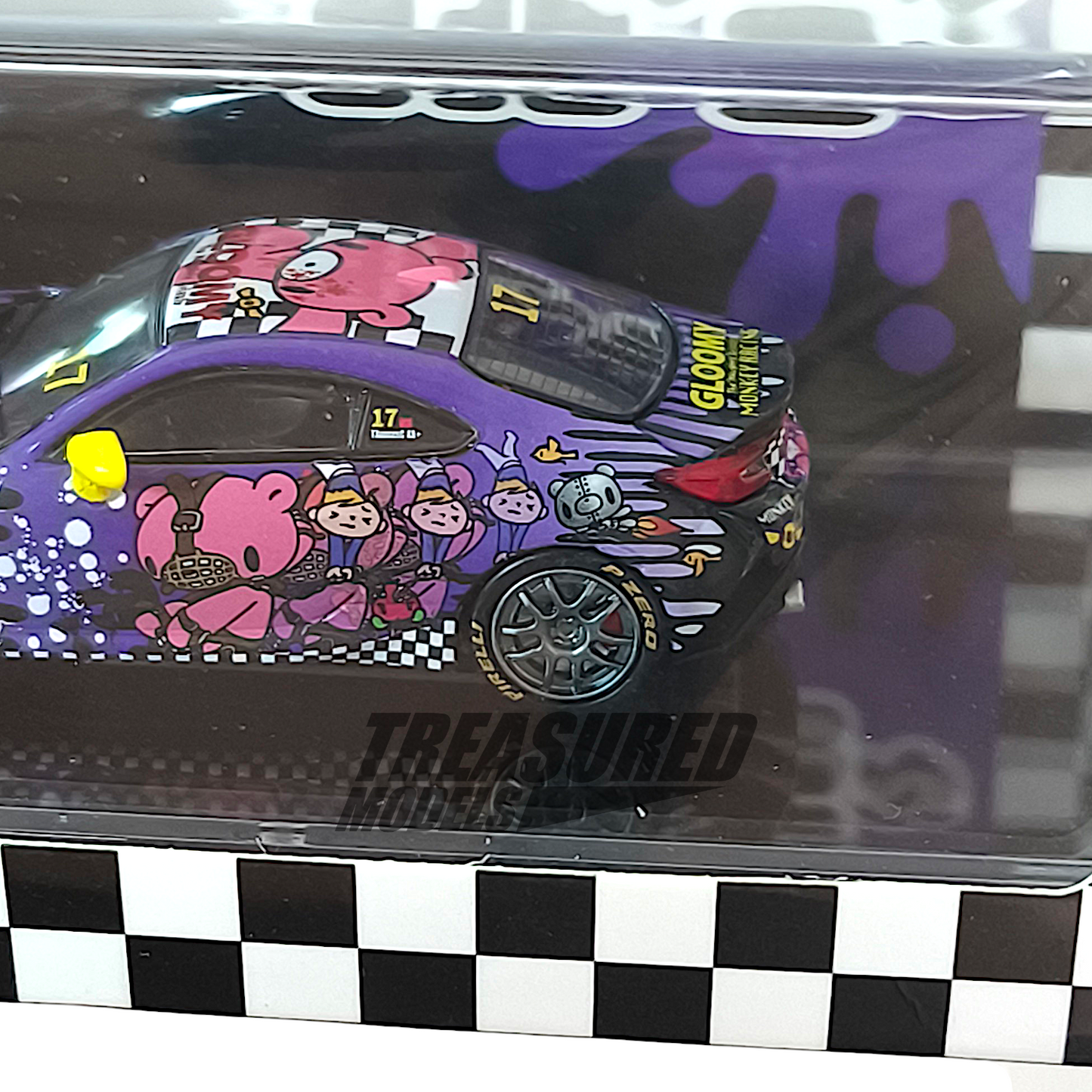 BM Creations Toyota GR86 x Gloomy Bear Macau GP 2025 Roadsport Challenge - BLK 1/64 Diecast