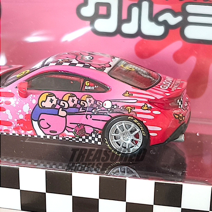 BM Creations Toyota GR86 x Gloomy Bear Macau GP 2025 Roadsport Challenge - Red 1/64 Diecast