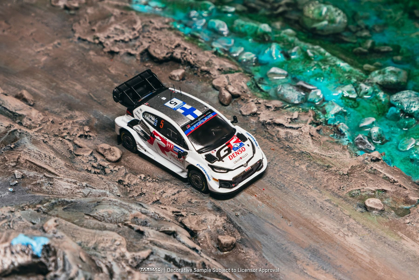 [Pre-Order] Tarmac Works Toyota GR YARIS Rally1 HYBRID Rally Finland 2024 Sami Pajari - Enni Mälkönen & Tarmac Cards Combo T64-085-24FR05 1/64 Diecast