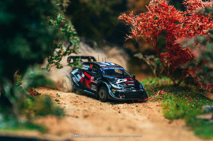 Tarmac Works Toyota GR YARIS Rally1 HYBRID Rally Latvia 2024 Winner Kalle Rovanperä - Jonne Halttunen T64-085-24RL69 1/64 Diecast