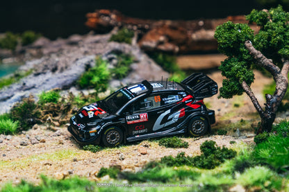 [Pre-Order] Tarmac Works Toyota GR YARIS Rally1 HYBRID Safari Rally Kenya 2024 Winner Kalle Rovanperä-Jonne Halttunen T64-085-24SAF69 1/64 Diecast