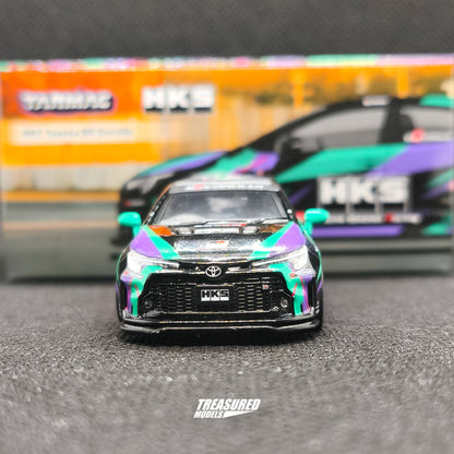 CHASE! Tarmac Works Toyota HKS GR Corolla Chase T64G-066-HKS 1/64 Diecast