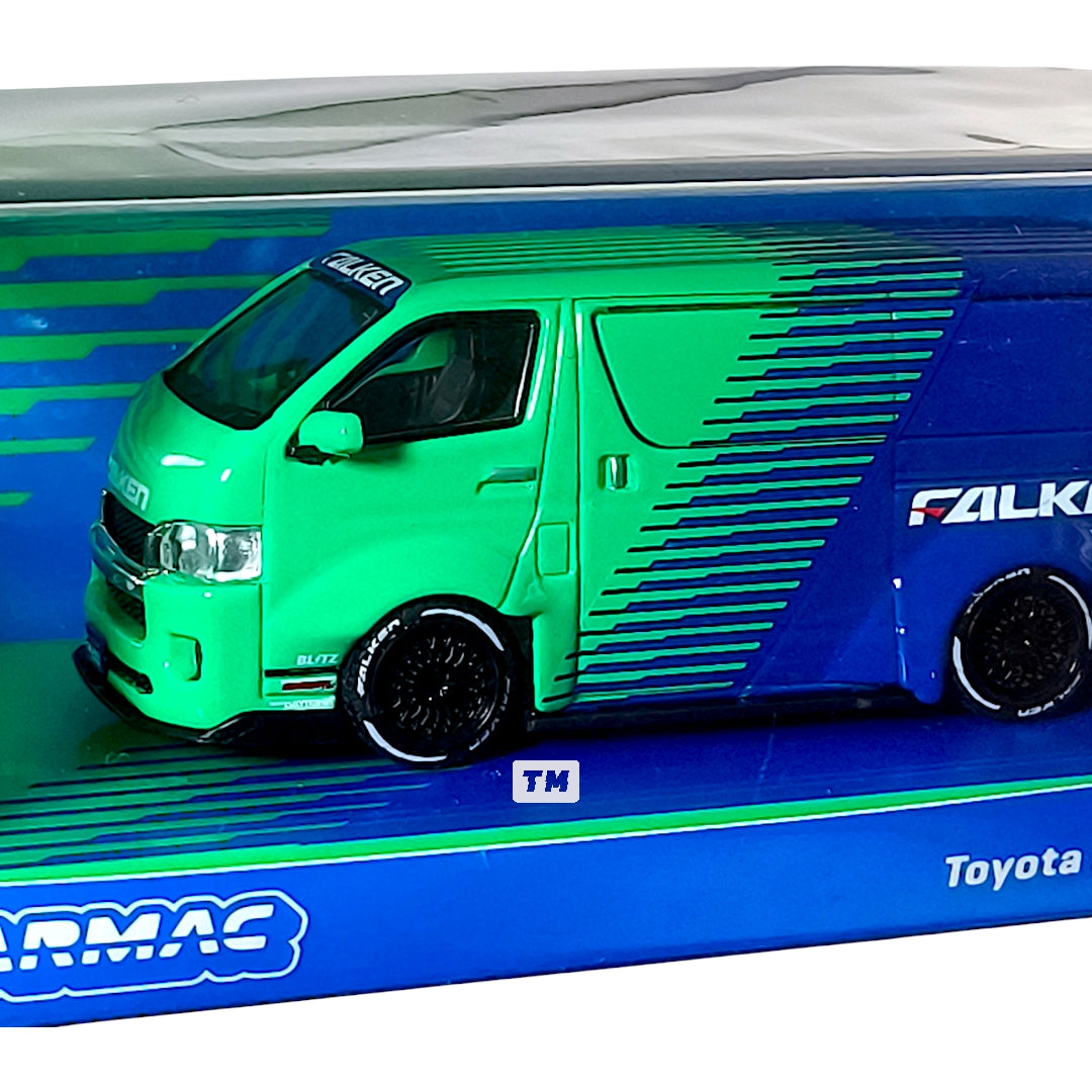 Tarmac Works Toyota Hiace Widebody Falken T64-038-FAL 1/64 Diecast