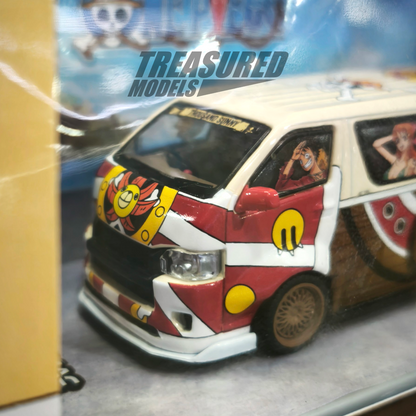 Tarmac Works Toyota Hiace Widebody One Piece Thousand Sunny 1/64 Die Cast