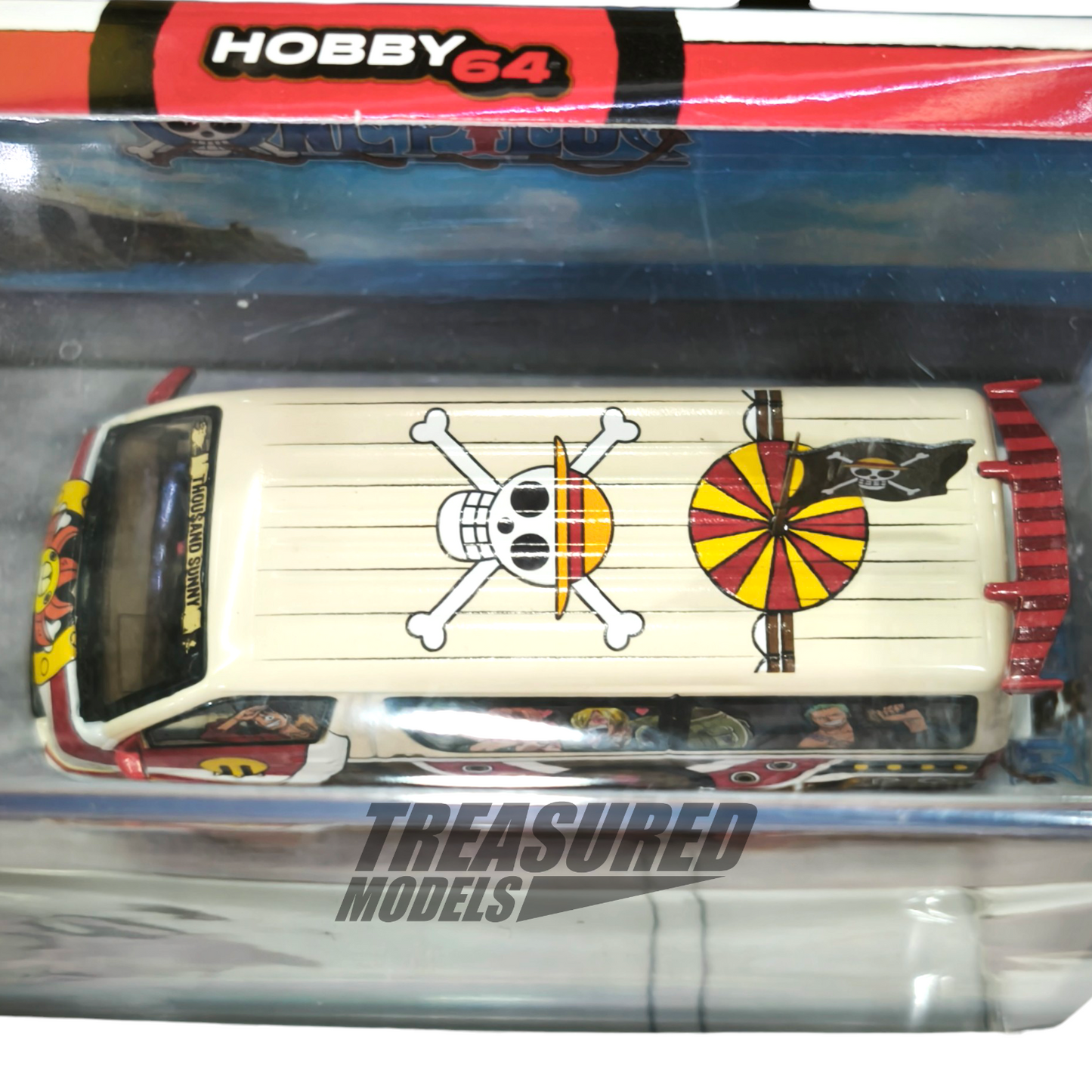 Tarmac Works Toyota Hiace Widebody One Piece Thousand Sunny 1/64 Die Cast