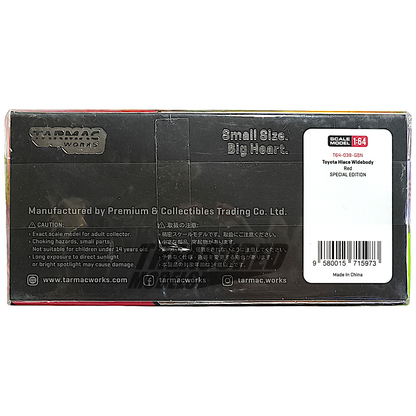 Tarmac Works Toyota Hiace Widebody Red Special Edition T64-038-GBN 1/64 Diecast