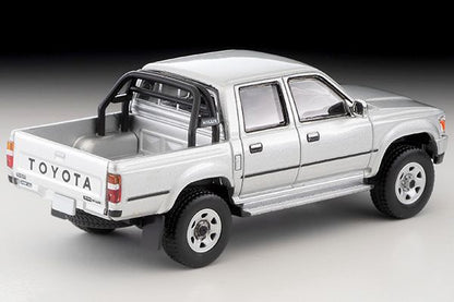 Tomica Limited Vintage Neo Toyota Hilux 4WD Pickup DoubleCab SSR (Silver) 1991 LV-N256c 1/64 Die Cast