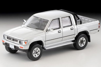 Tomica Limited Vintage Neo Toyota Hilux 4WD Pickup DoubleCab SSR (Silver) 1991 LV-N256c 1/64 Die Cast