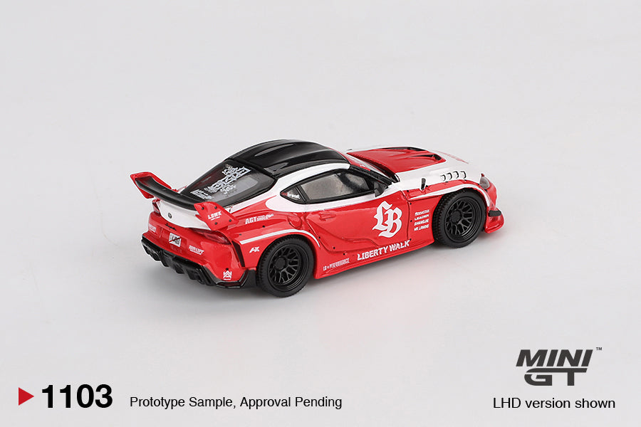 Mini GT Toyota LB★WORKS GR Supra Red MGT01103 1/64 Diecast